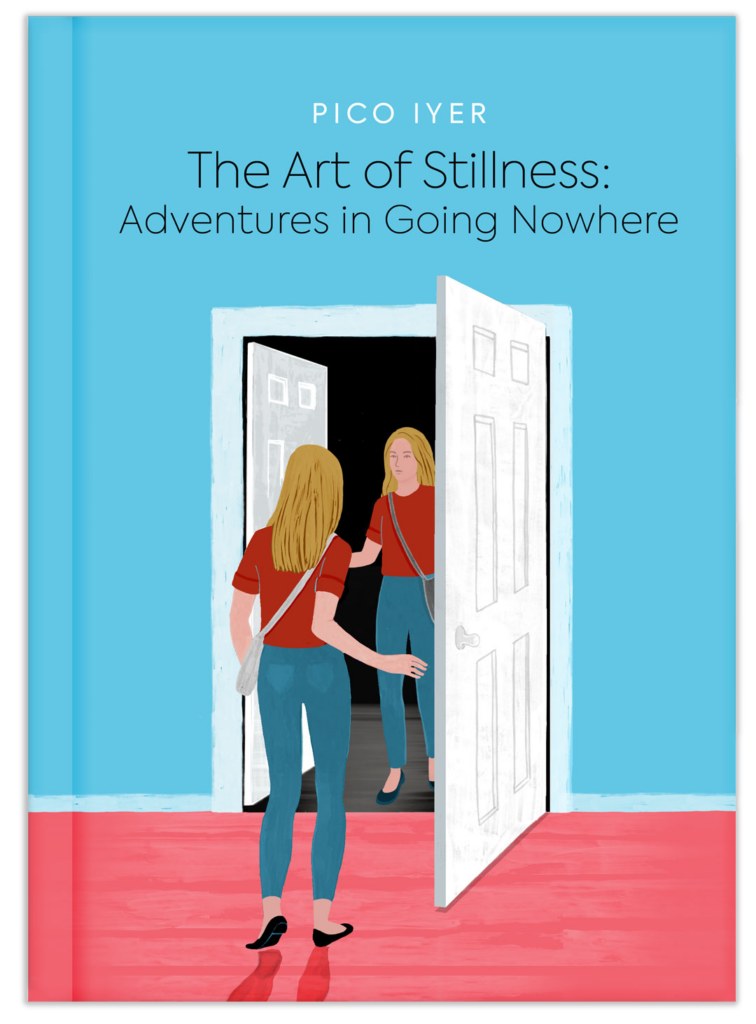 Illustration Book Cover, The Art of Stillness, Mindfulness, Self reflexion