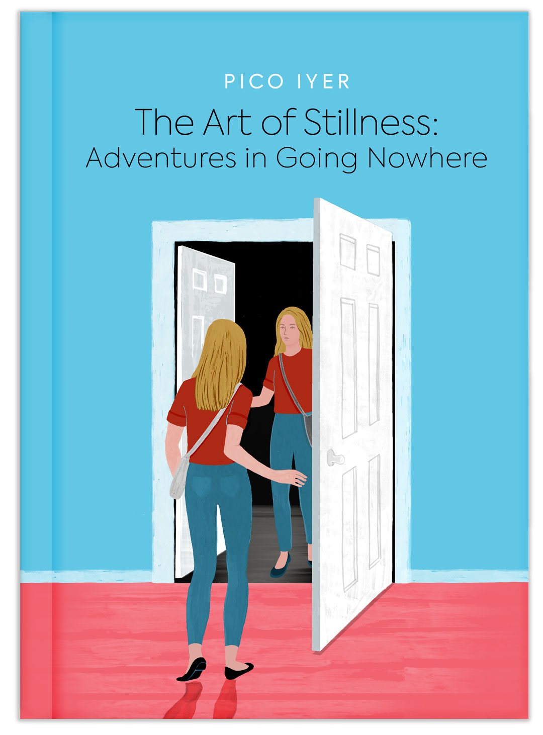 Illustration Book Cover, The Art of Stillness, Mindfulness, Self reflexion