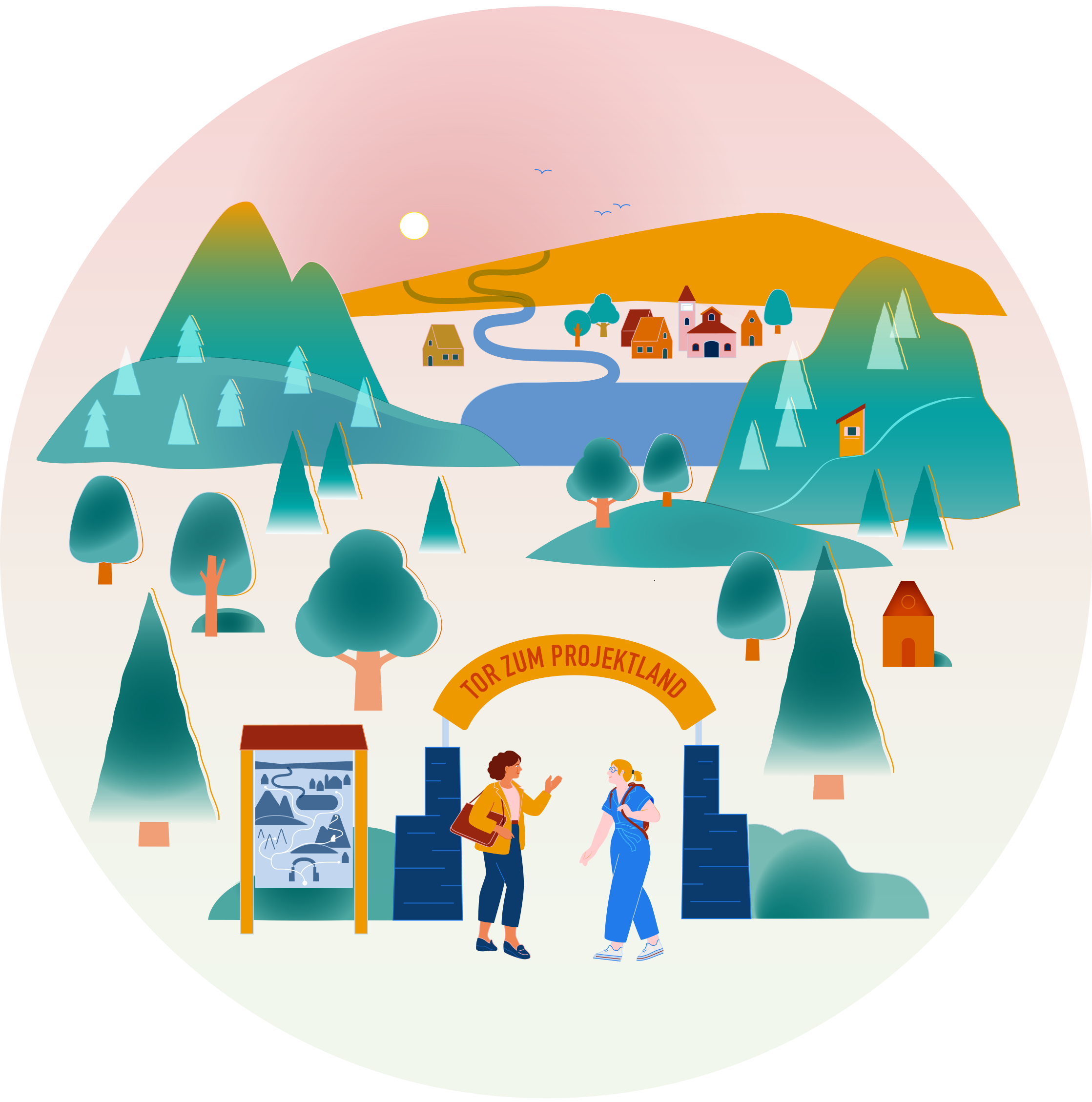 Learning App Illustration