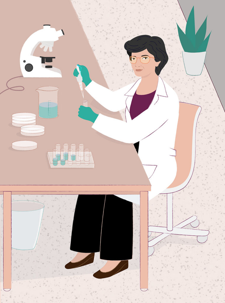 Frauen in Wissenschaft, Illustration, Ana Briceno, Berlin, Sachbuch, Porträt, Frauen, Role Models, Starke Frauen,